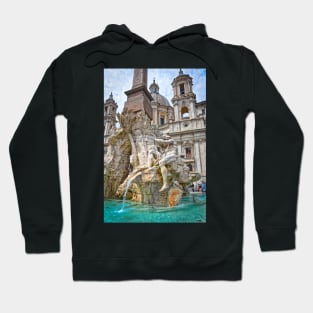 Fontana dei Quattro Fiumi Hoodie